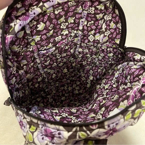 Vera Bradley Purple Flower Backpack - Picture 3 of 7